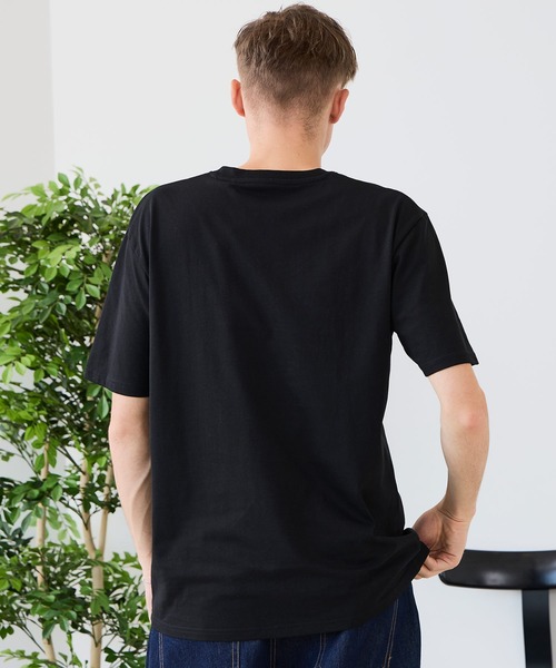 JEANS MATE（ジーンズメイト）の「【汗染みの目立ちにくいTシャツ ZEROSTAIN/ゼロステイン】VネックTシャツ 防汚 ＵＶカット 綿タッチ・厚手（Tシャツ/カットソー・メンズ・ブラック/スミクロ/ホワイト・X-LARGE/LARGE/MEDIUM）」の18枚目の写真
