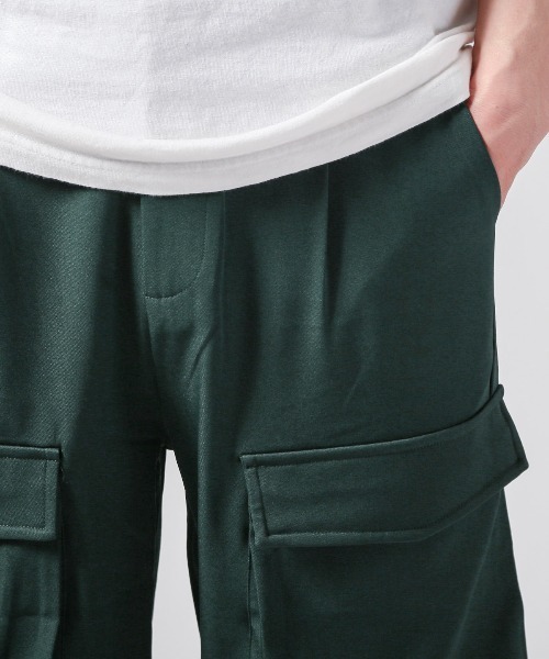 LUXSTYLE(ラグスタイル)の「8ポケットワイドカーゴパンツ(カーゴパンツ・メンズ・ブラック/ダークグリーン/グレー・M/L)」の16枚目の写真