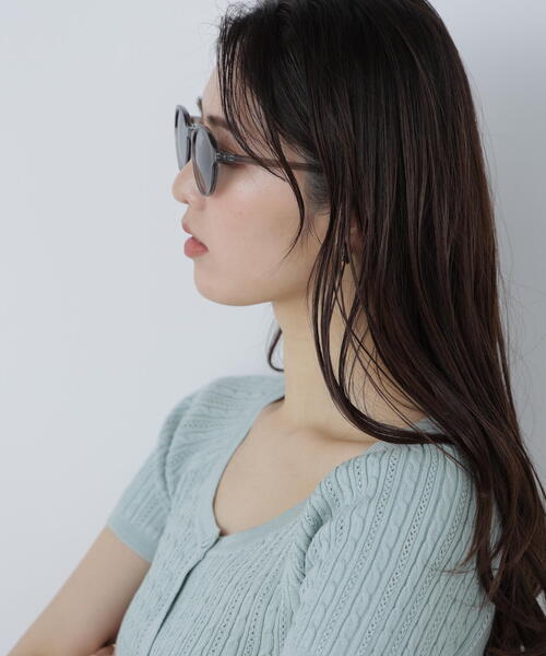 FREE'S MART（フリーズマート）の「コージーサングラス（サングラス・レディース・ブラウン/ブラック・ﾌﾘ-）」の7枚目の写真