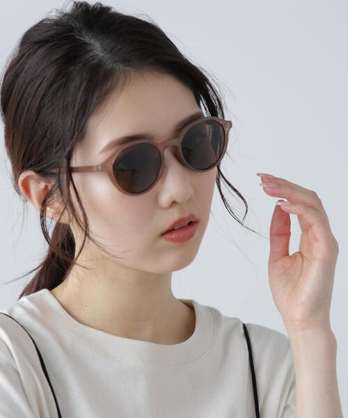 FREE'S MART（フリーズマート）の「コージーサングラス（サングラス・レディース・ブラウン/ブラック・ﾌﾘ-）」の5枚目の写真