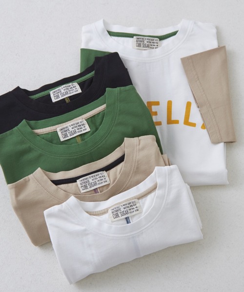 再値下げ　古着風　半袖　Tシャツ　緑　CUBESUGAR キューブシュガー 再値下げ 古着風 半袖 Tシャツ 緑 CUBESUGAR キューブシュガー