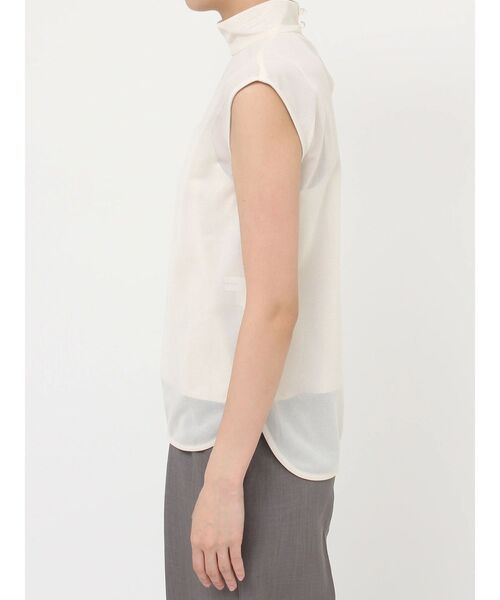 LAGUNAMOON(ラグナムーン)の「メッシュノースリーブプルオーバー(Tシャツ/カットソー・レディース・ブラウン/アイボリー/ブラック・FREE)」の8枚目の写真