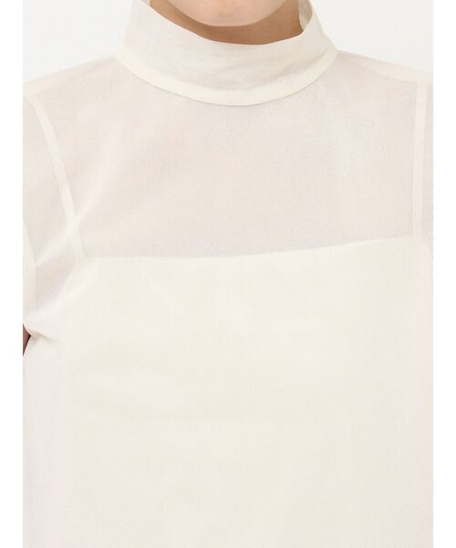 LAGUNAMOON(ラグナムーン)の「メッシュノースリーブプルオーバー(Tシャツ/カットソー・レディース・ブラウン/アイボリー/ブラック・FREE)」の10枚目の写真