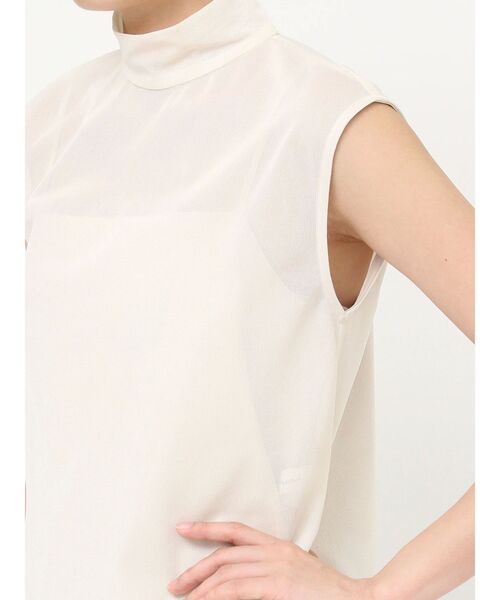 LAGUNAMOON(ラグナムーン)の「メッシュノースリーブプルオーバー(Tシャツ/カットソー・レディース・ブラウン/アイボリー/ブラック・FREE)」の11枚目の写真