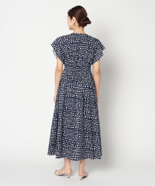 HELIOPOLE（エリオポール）の「SHEERSUCKER PRINTED DRESS