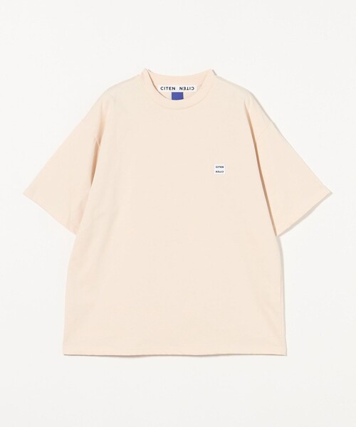 CITEN（シテン）の「＜CITEN＞ワッペンT（Tシャツ/カットソー・メンズ・オレンジ/ナチュラル/ライトグレー/ダークグレー・M/S/L）」の4枚目の写真