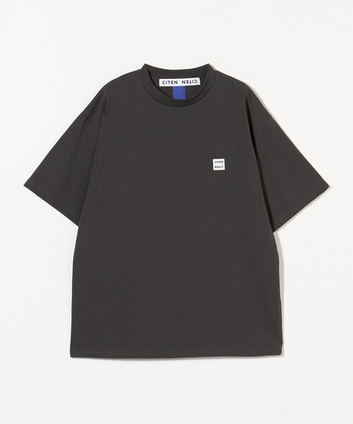 CITEN（シテン）の「＜CITEN＞ワッペンT（Tシャツ/カットソー・メンズ・オレンジ/ナチュラル/ライトグレー/ダークグレー・M/S/L）」の3枚目の写真