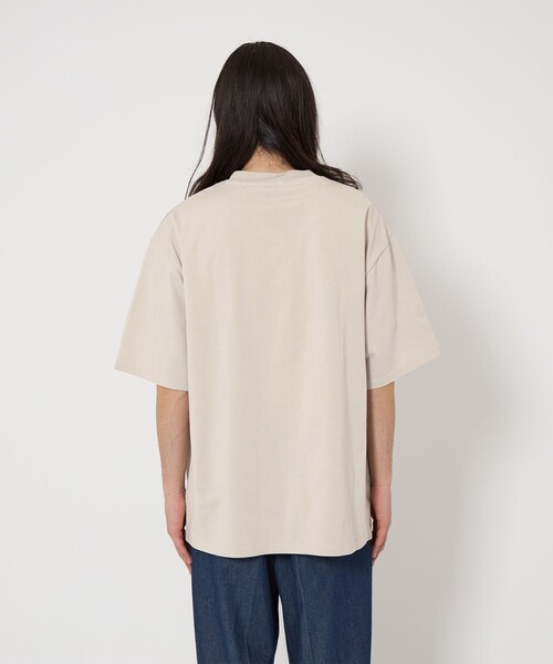 CITEN（シテン）の「＜CITEN＞ワッペンT（Tシャツ/カットソー・メンズ・オレンジ/ナチュラル/ライトグレー/ダークグレー・M/S/L）」の5枚目の写真