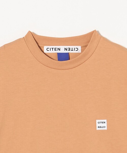 CITEN（シテン）の「＜CITEN＞ワッペンT（Tシャツ/カットソー・メンズ・オレンジ/ナチュラル/ライトグレー/ダークグレー・M/S/L）」の7枚目の写真