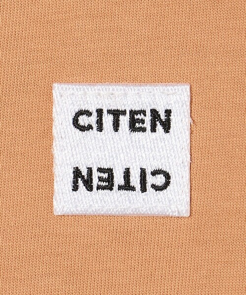 CITEN（シテン）の「＜CITEN＞ワッペンT（Tシャツ/カットソー・メンズ・オレンジ/ナチュラル/ライトグレー/ダークグレー・M/S/L）」の9枚目の写真
