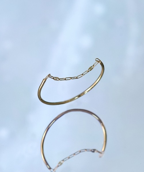 JUPITER(ジュピター)の「【K10】スリムペタルチェーンピンキーリング/skin fit petal chain<動画あり><1号~3号>(リング・レディース・ゴールド/ピンクゴールド・#5/#3/#1)」の8枚目の写真