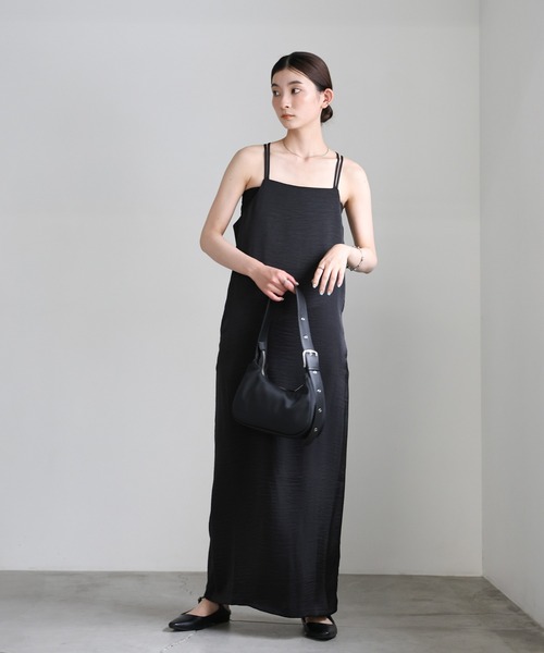 バッククロスサテンキャミワンピース（ワンピース）｜select MOCA