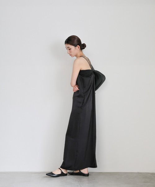 バッククロスサテンキャミワンピース（ワンピース）｜select MOCA