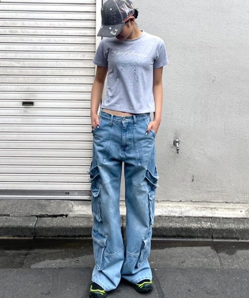 セール】デニムカーゴ パンツ（デニムパンツ）｜Oriens JOURNAL