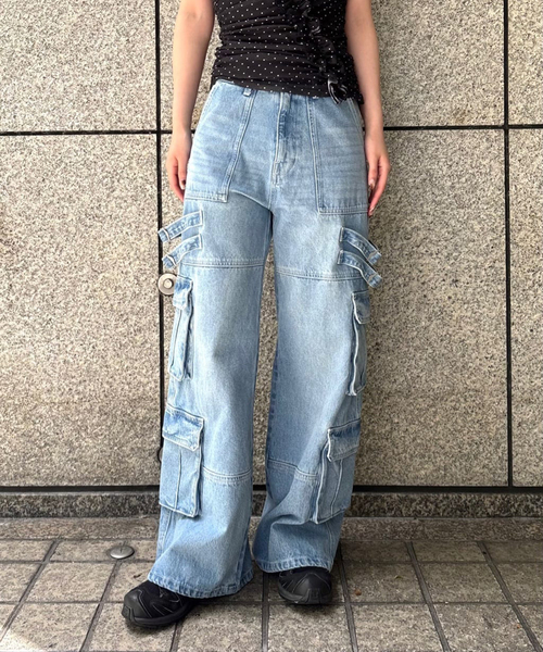 セール】デニムカーゴ パンツ（デニムパンツ）｜Oriens JOURNAL