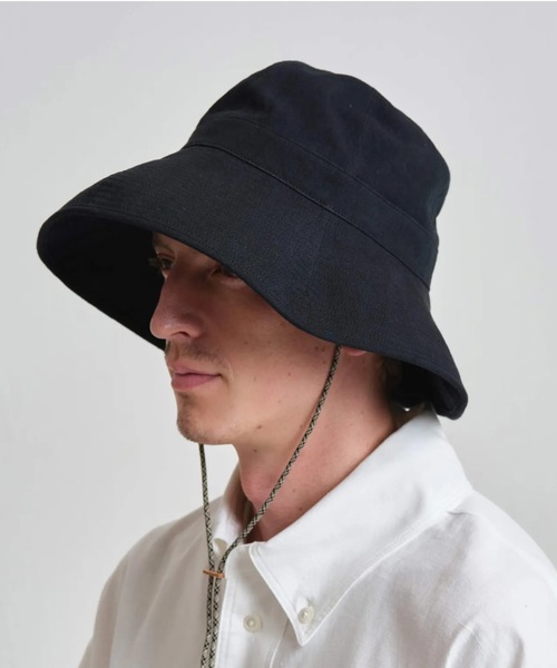 Nine Tailor（ナインテイラー）の「【Nine Tailor】 Kerria Hat（ハット・メンズ・アイボリー/ブラック・FREE）」の2枚目の写真