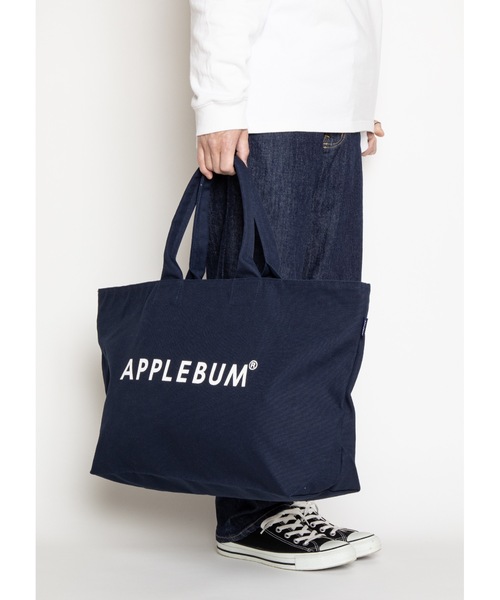 APPLEBUM(アップルバム)の「Logo Zip Totebag(トートバッグ・メンズ・ネイビー・FREE)」の9枚目の写真