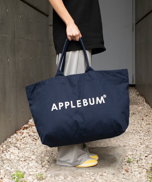 APPLEBUM(アップルバム)の「Logo Zip Totebag(トートバッグ・メンズ・ネイビー・FREE)」の13枚目の写真