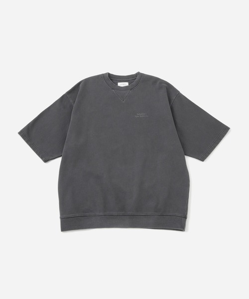 Saturdays NYC（サタデーズ ニューヨークシティ ）の「Elliott Pigment Dye SS Sweat（Tシャツ/カットソー・メンズ・ライトグレー/ブラック/ワイン・L/M/S/XL/X-SMALL）」の13枚目の写真