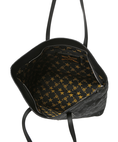 Vivienne Westwood（ヴィヴィアンウエストウッド）の「Tote Bag（トートバッグ・レディース・ベージュ/ブラック/ボルドー・FREE）」の9枚目の写真