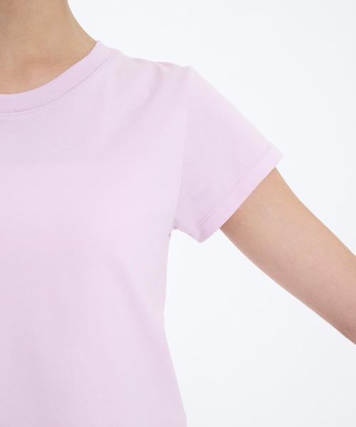 PUBLIC TOKYO（パブリックトウキョウ）の「極シリーズ｜コンパクトTEE｜洗えてよれない極 【完売間近】TEE BASIC（Tシャツ/カットソー・レディース・ピンク/ホワイト/ブラック・1/2）」の17枚目の写真