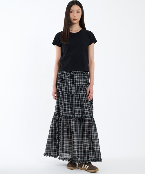 PUBLIC TOKYO（パブリックトウキョウ）の「極シリーズ｜コンパクトTEE｜洗えてよれない極 【完売間近】TEE BASIC（Tシャツ/カットソー・レディース・ピンク/ホワイト/ブラック・1/2）」の4枚目の写真