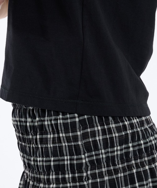 PUBLIC TOKYO（パブリックトウキョウ）の「極シリーズ｜コンパクトTEE｜洗えてよれない極 【完売間近】TEE BASIC（Tシャツ/カットソー・レディース・ピンク/ホワイト/ブラック・1/2）」の5枚目の写真