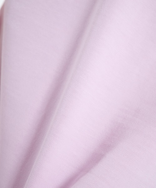 PUBLIC TOKYO（パブリックトウキョウ）の「極シリーズ｜コンパクトTEE｜洗えてよれない極 【完売間近】TEE BASIC（Tシャツ/カットソー・レディース・ピンク/ホワイト/ブラック・1/2）」の7枚目の写真