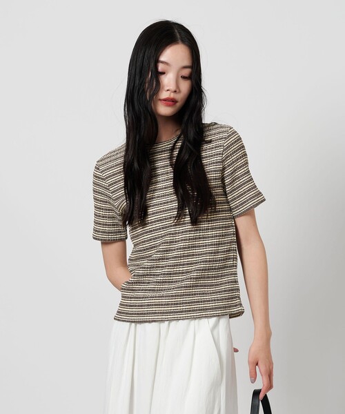 タグ付き未使用^_^BY★シャーリングボーダーTシャツ BEAUTY&YOUTH UNITED ARROWS｜シャーリング ボーダー Tシャツ