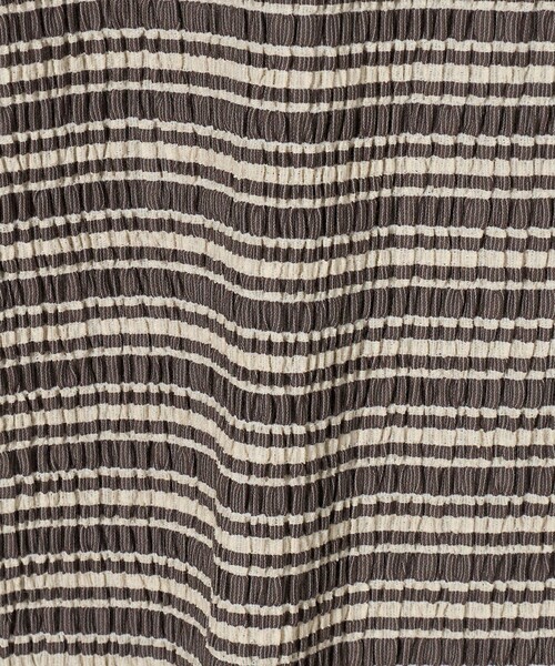 BEAUTY&YOUTH UNITED ARROWS（ビューティーアンドユースユナイテッドアローズ）の「シャーリング ボーダー Tシャツ（Tシャツ/カットソー・レディース・ブラック/オフホワイト/ダークブラウン・FREE）」の19枚目の写真