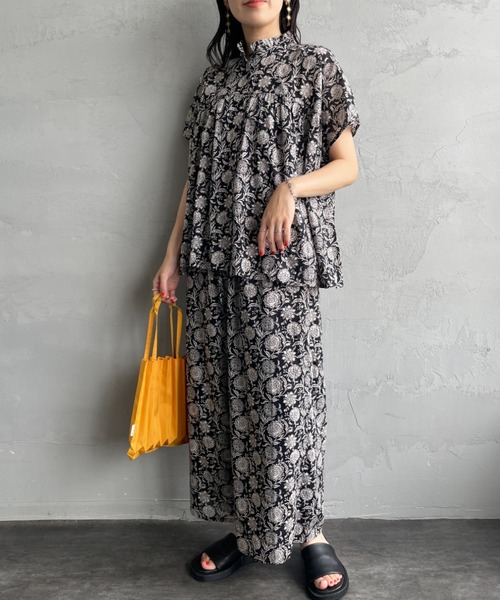 SOIL Flower print   パンツ 春の足元を彩る、SOILの花柄パンツ ~,Narumi Trading
