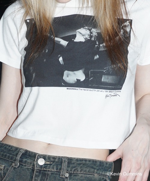 CULTURE SUPPLY(カルチャー サプライ)の「Photo Tee Madonna(Tシャツ/カットソー・メンズ・ホワイト/ブラック・MEDIUM/LARGE/X-LARGE/SHORT)」の15枚目の写真