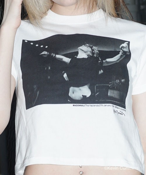 CULTURE SUPPLY(カルチャー サプライ)の「Photo Tee Madonna(Tシャツ/カットソー・メンズ・ホワイト/ブラック・MEDIUM/LARGE/X-LARGE/SHORT)」の13枚目の写真