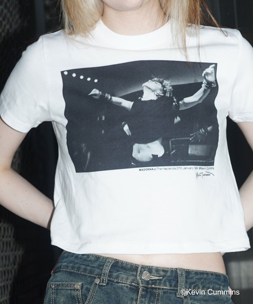CULTURE SUPPLY(カルチャー サプライ)の「Photo Tee Madonna(Tシャツ/カットソー・メンズ・ホワイト/ブラック・MEDIUM/LARGE/X-LARGE/SHORT)」の12枚目の写真