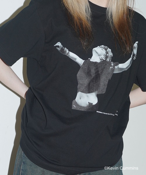 CULTURE SUPPLY(カルチャー サプライ)の「Photo Tee Madonna(Tシャツ/カットソー・メンズ・ホワイト/ブラック・MEDIUM/LARGE/X-LARGE/SHORT)」の11枚目の写真