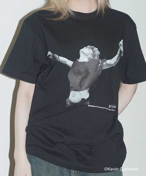 CULTURE SUPPLY(カルチャー サプライ)の「Photo Tee Madonna(Tシャツ/カットソー・メンズ・ホワイト/ブラック・MEDIUM/LARGE/X-LARGE/SHORT)」の6枚目の写真
