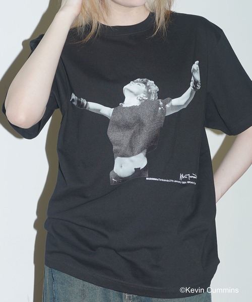 CULTURE SUPPLY(カルチャー サプライ)の「Photo Tee Madonna(Tシャツ/カットソー・メンズ・ホワイト/ブラック・MEDIUM/LARGE/X-LARGE/SHORT)」の5枚目の写真