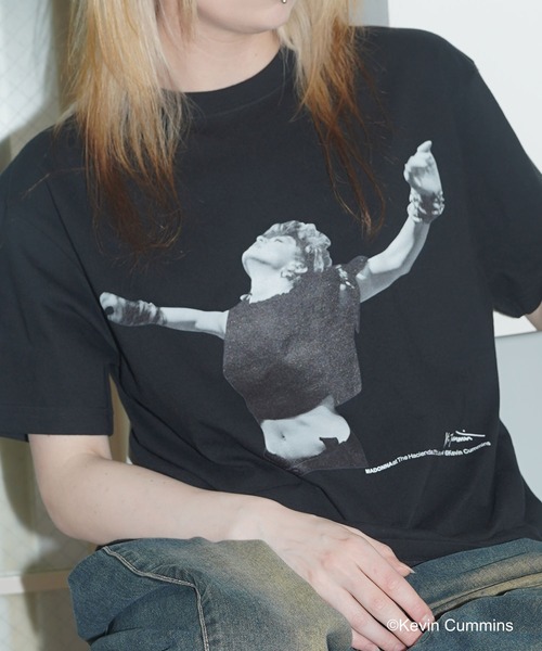 CULTURE SUPPLY(カルチャー サプライ)の「Photo Tee Madonna(Tシャツ/カットソー・メンズ・ホワイト/ブラック・MEDIUM/LARGE/X-LARGE/SHORT)」の4枚目の写真