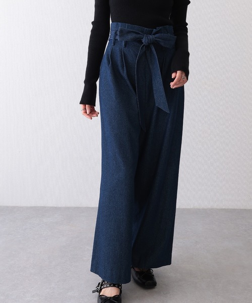 ワイドレッグパンツ（デニムパンツ）｜Lace Ladies（レースレディース