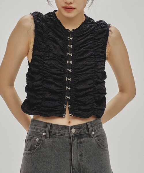 トゥデイフル　Piping Shirring Blouse TODAYFUL/トゥデイフル】Piping Shirring Blouse/パイピング