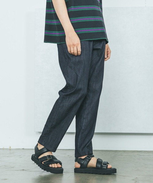 LAKOLE（ラコレ）の「冷感デニムパンツ / 498957（デニムパンツ・メンズ・ブラック/インディゴブルー・MEDIUM/LARGE）」の2枚目の写真