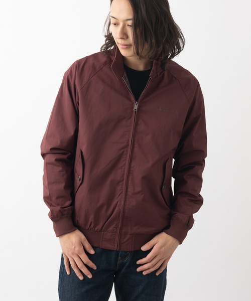 Ben Sherman(ベンシャーマン)の「シグネチャーハリントンジャケット(その他アウター・メンズ・バーガンディー・LARGE/MEDIUM)」の2枚目の写真