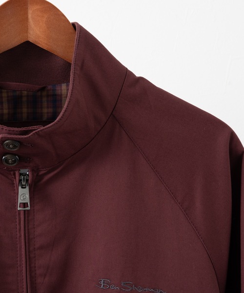 Ben Sherman(ベンシャーマン)の「シグネチャーハリントンジャケット(その他アウター・メンズ・バーガンディー・LARGE/MEDIUM)」の6枚目の写真