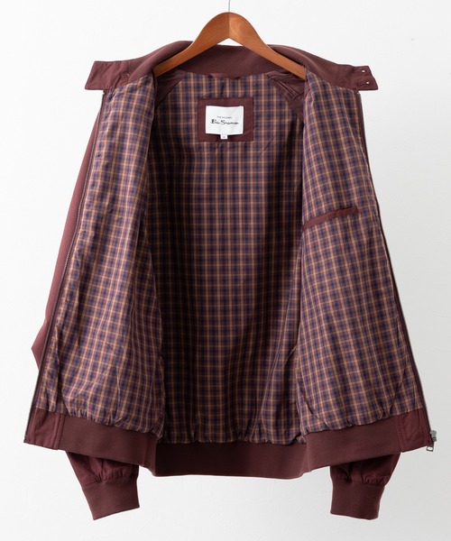 Ben Sherman(ベンシャーマン)の「シグネチャーハリントンジャケット(その他アウター・メンズ・バーガンディー・LARGE/MEDIUM)」の8枚目の写真