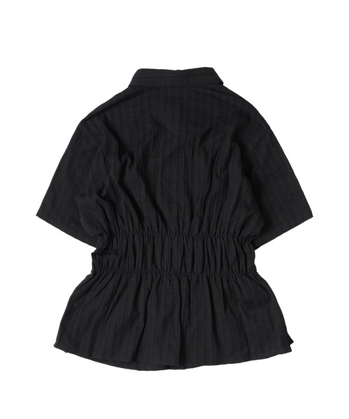 MUHET（ミュエータ）の「shirred shirt blouse / シャーリングシャツブラウス（シャツ/ブラウス・レディース・アイボリー/ブラック/ライトブルー・FREE）」の15枚目の写真