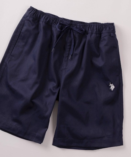 U.S. POLO ASSN.(ユーエスポロアッスン)の「【78】【U.S. POLO ASSN./ユーエスポロアッスン】ワンポイントロゴ刺繍デザイン ビッグシルエット ツイルショーツ/ ルーズシルエット(その他パンツ・メンズ・グレー/ブラック/ホワイト/ネイビー/ベージュ・S/M/L/XL)」の5枚目の写真