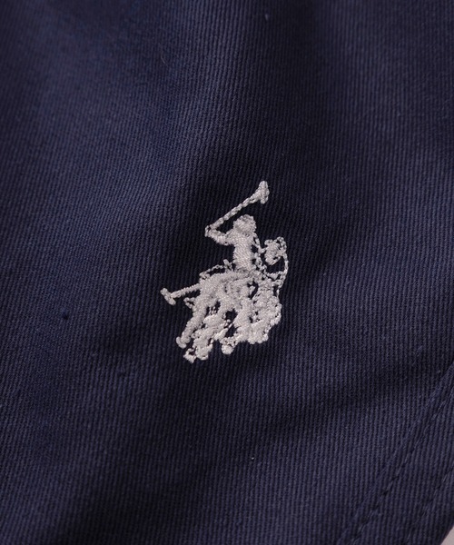 U.S. POLO ASSN.(ユーエスポロアッスン)の「【78】【U.S. POLO ASSN./ユーエスポロアッスン】ワンポイントロゴ刺繍デザイン ビッグシルエット ツイルショーツ/ ルーズシルエット(その他パンツ・メンズ・グレー/ブラック/ホワイト/ネイビー/ベージュ・S/M/L/XL)」の10枚目の写真