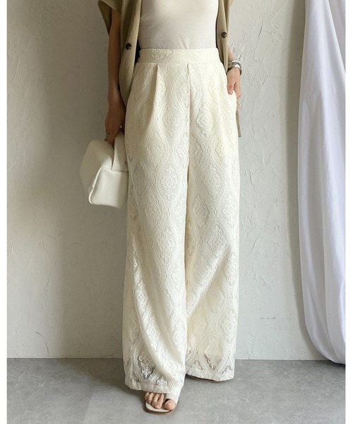 レースワイドパンツ 完売品 ZOZO古着より最安価 レースワイドパンツ（120~160cm）,ikka| TOKYO DESIGN CHANNEL