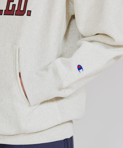 Champion(チャンピオン)の「【Champion/チャンピオン】メンズ リバースウィーブ(R) ジップフーデッドスウェットシャツ(パーカー・メンズ・ダークネイビー/ブラック/バーガンディー/シルバーグレー/オートミール/ダークグリーン・X-LARGE/LARGE/MEDIUM)」の8枚目の写真