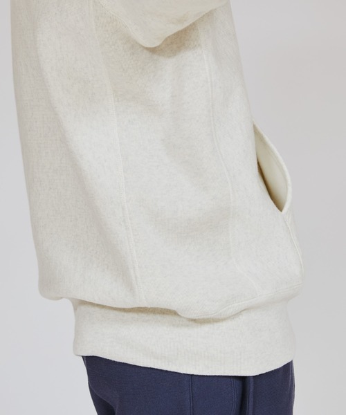 Champion(チャンピオン)の「【Champion/チャンピオン】メンズ リバースウィーブ(R) ジップフーデッドスウェットシャツ(パーカー・メンズ・ダークネイビー/ブラック/バーガンディー/シルバーグレー/オートミール/ダークグリーン・X-LARGE/LARGE/MEDIUM)」の9枚目の写真